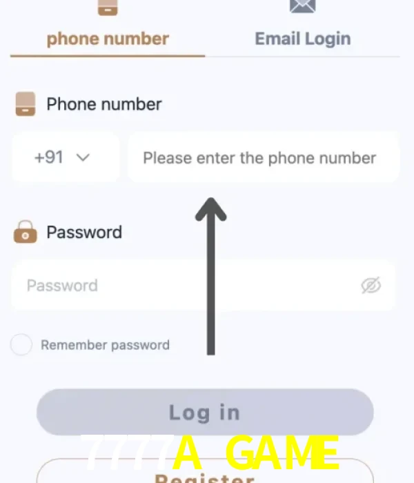 7777A GAME login